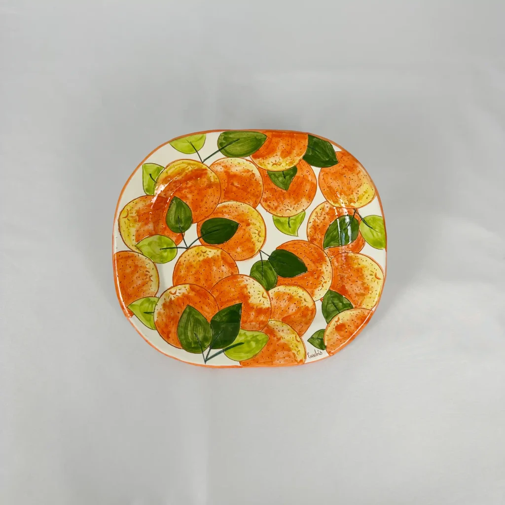 Bandeja Rectangular de la serie Naranjas