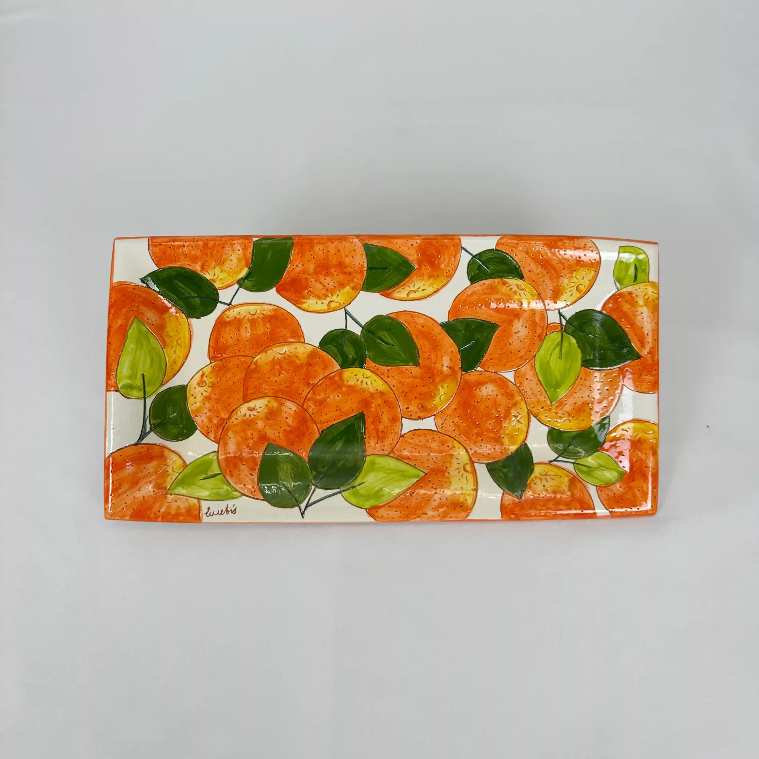 Honda de la serie Naranjas, pintada a mano